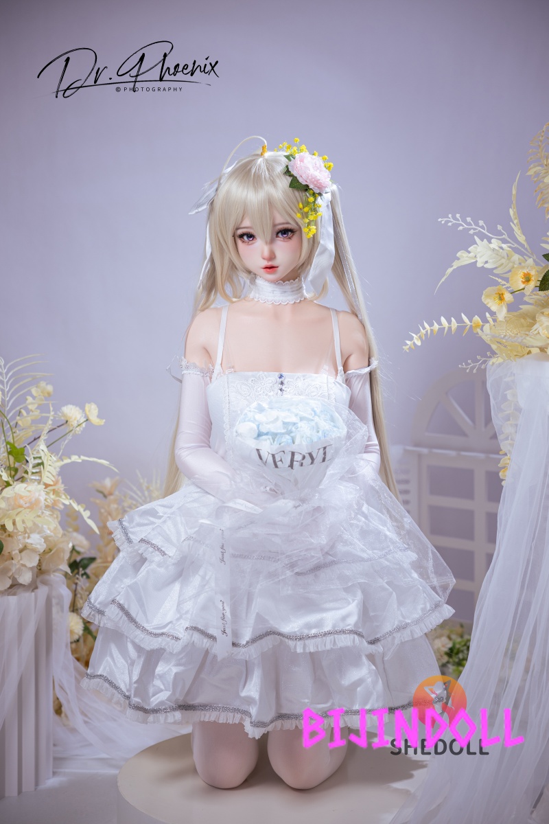 SHEDOLL 156cm E-cup Silicone Sex Doll Xixi Bride Cosplay