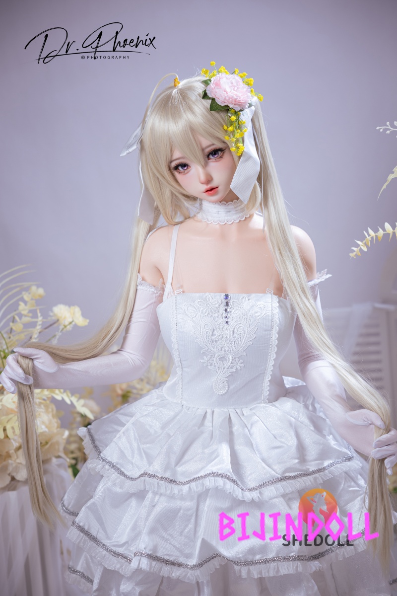 SHEDOLL 156cm E-cup Silicone Sex Doll Xixi Bride Cosplay