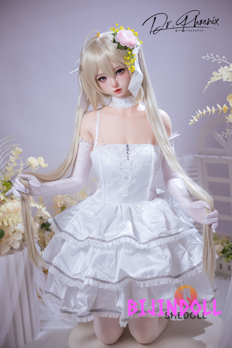 SHEDOLL 156cm E-cup Silicone Sex Doll Xixi Bride Cosplay