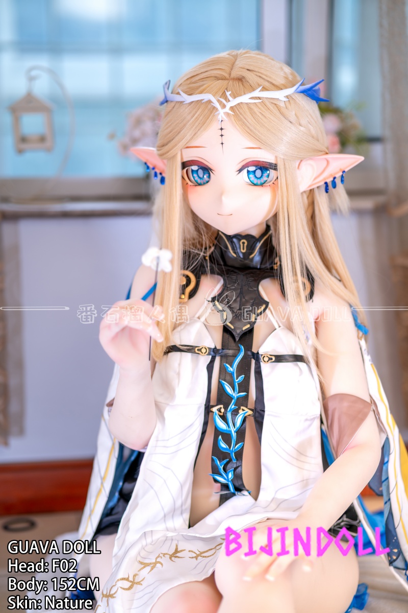 GUAVADOLL 152cm A-cup PVC Head Love Doll  Head F02 Elf Ears