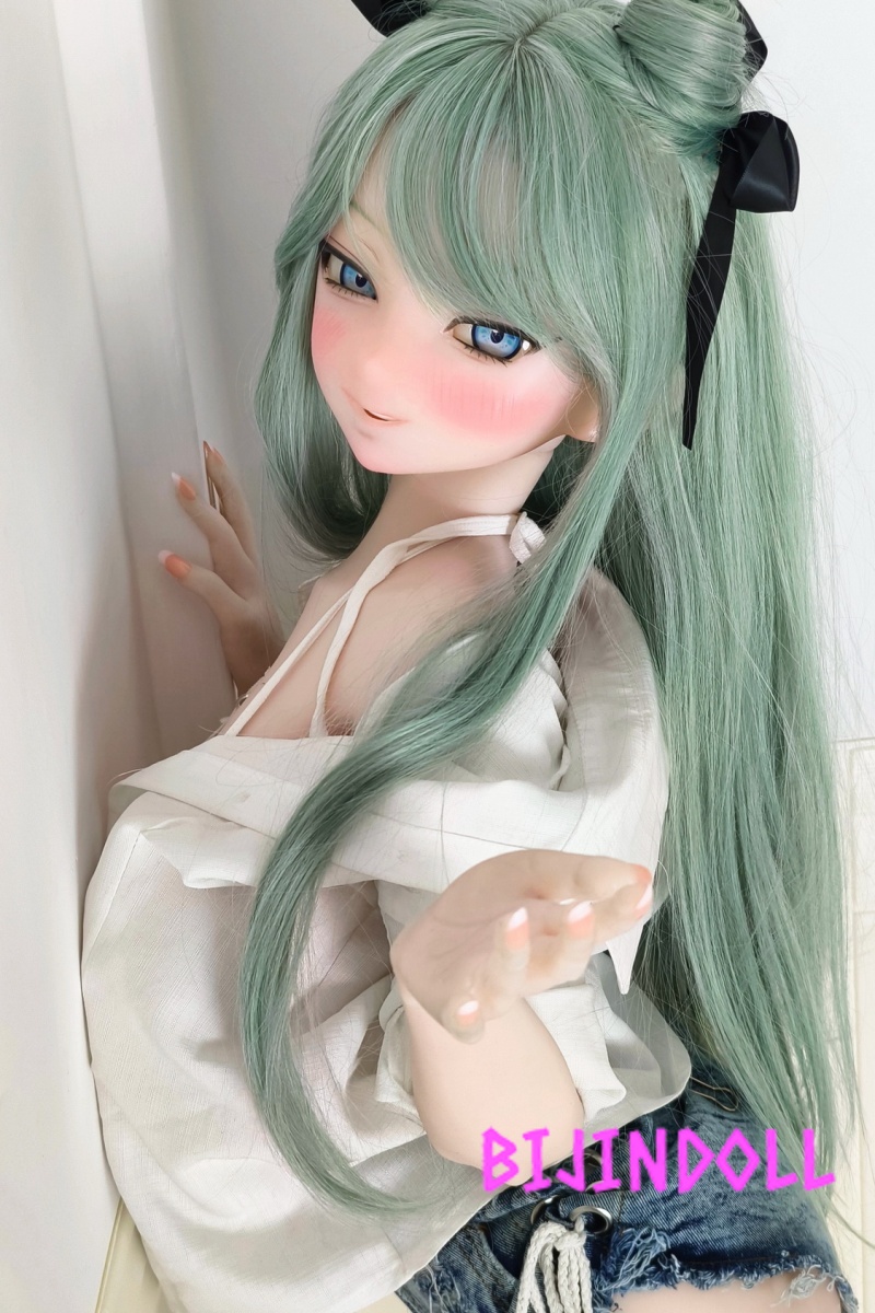 ElsaBabe 148cm L-Breasts Silicone Sex Doll Furuhara Maya Head RAD016 Green Hair