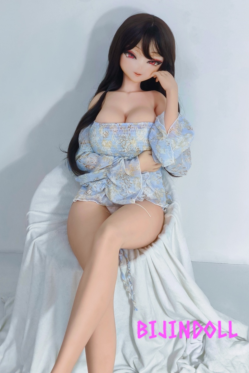 ElsaBabe 148cm L-Breasts Silicone Love Doll Kira Yumiko Head RAD017 Red Eyes