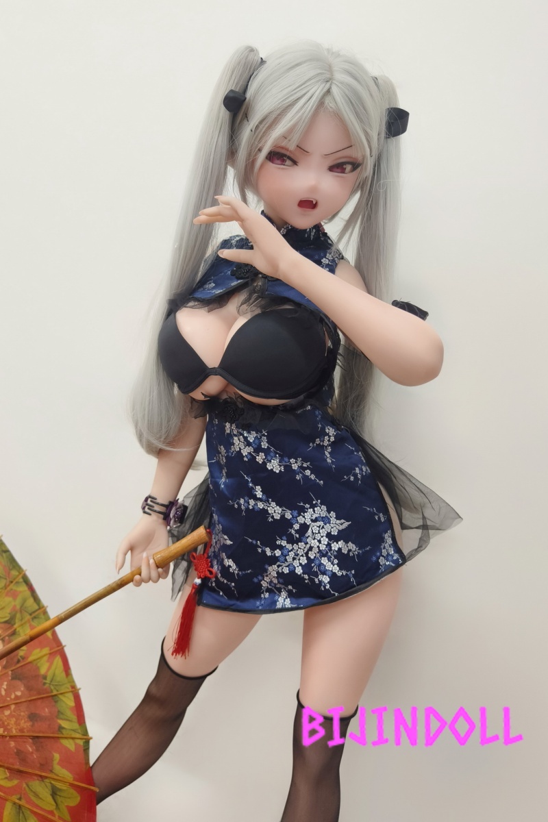 ElsaBabe 148cm L-Breasts Silicone Sex Doll Shibata Haruka Head RAD015 Silver Hair