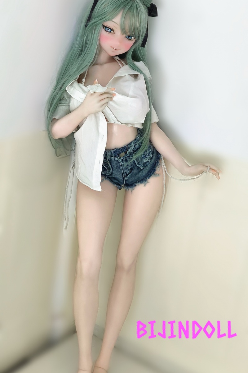 ElsaBabe 148cm L-Breasts Silicone Sex Doll Furuhara Maya Head RAD016 Green Hair