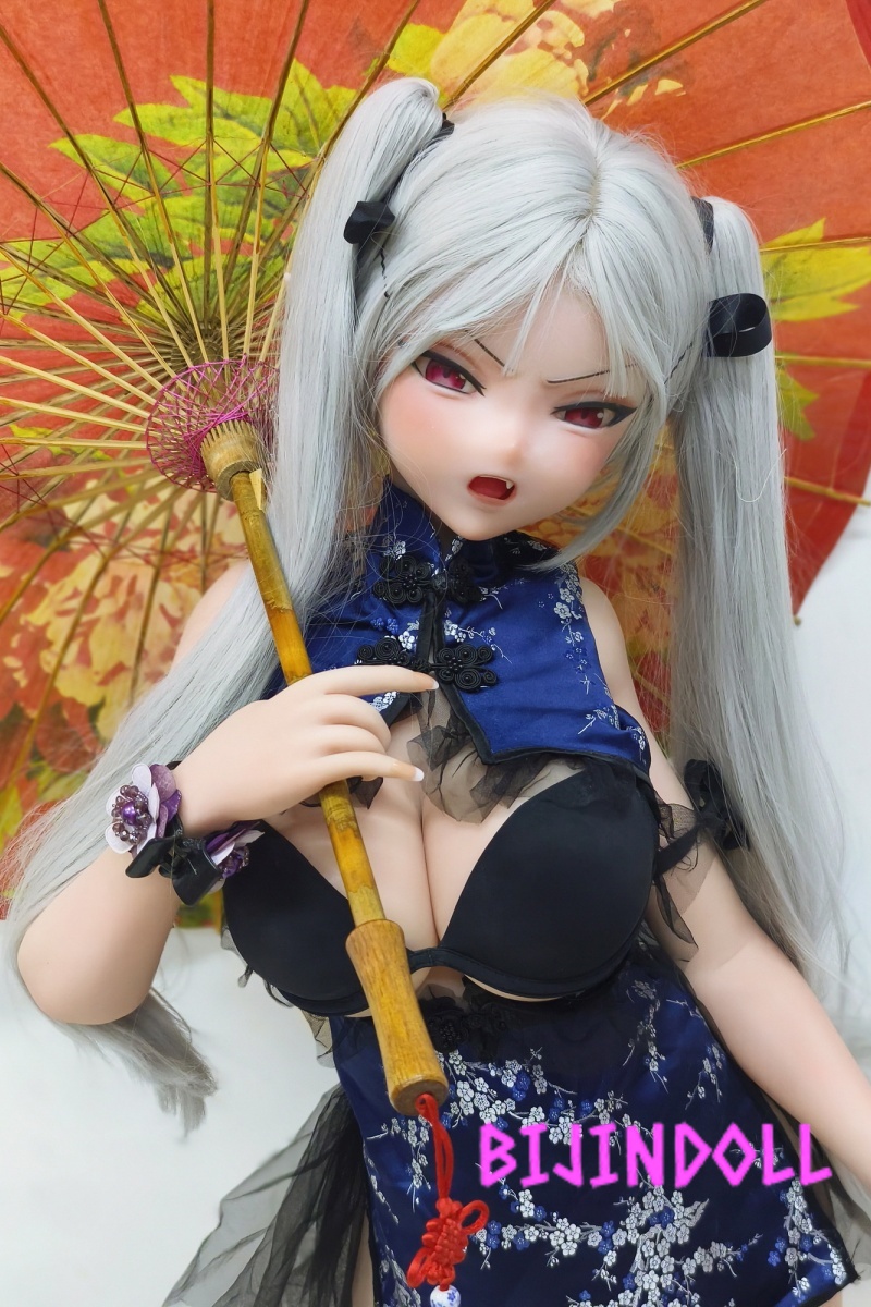 ElsaBabe 148cm L-Breasts Silicone Sex Doll Shibata Haruka Head RAD015 Silver Hair