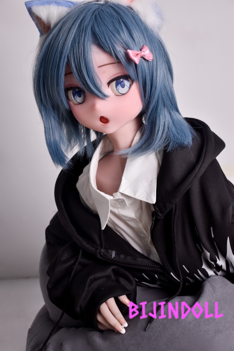ElsaBabe 148cm M-Breasts Silicone Love Doll Amano Minami Head RAD019 Cat Ears
