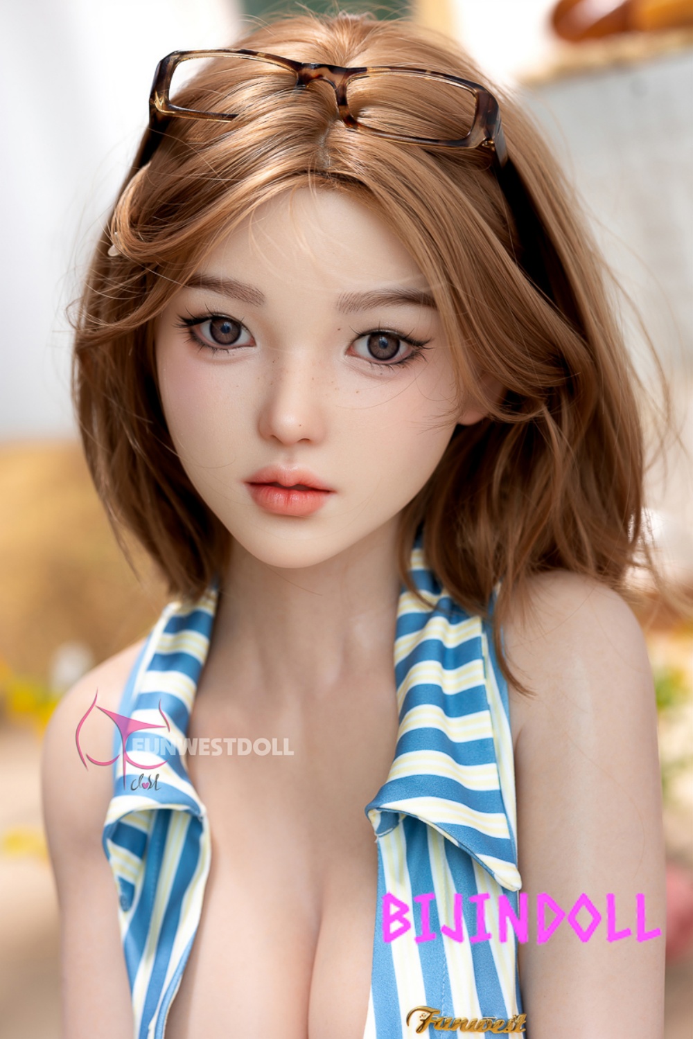 Funwest 152cm D-cup Silicone Love Doll Nika Head #053S Swimsuit