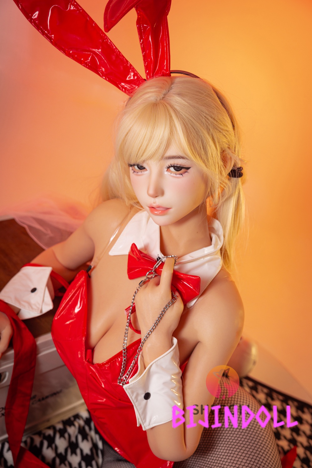 SHEDOLL 156cm E-cup Silicone Sex Doll Jiang Xiaoli ROS Available Bunny Girl
