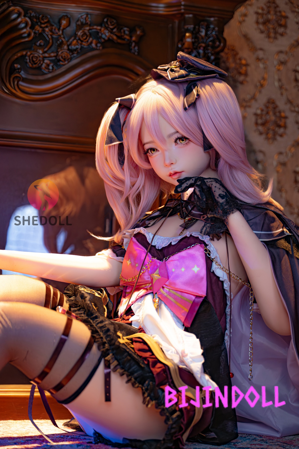 SHEDOLL 152cm A-cup Silicone Sex Doll Luo Xiaoxi ROS Available Cosplay