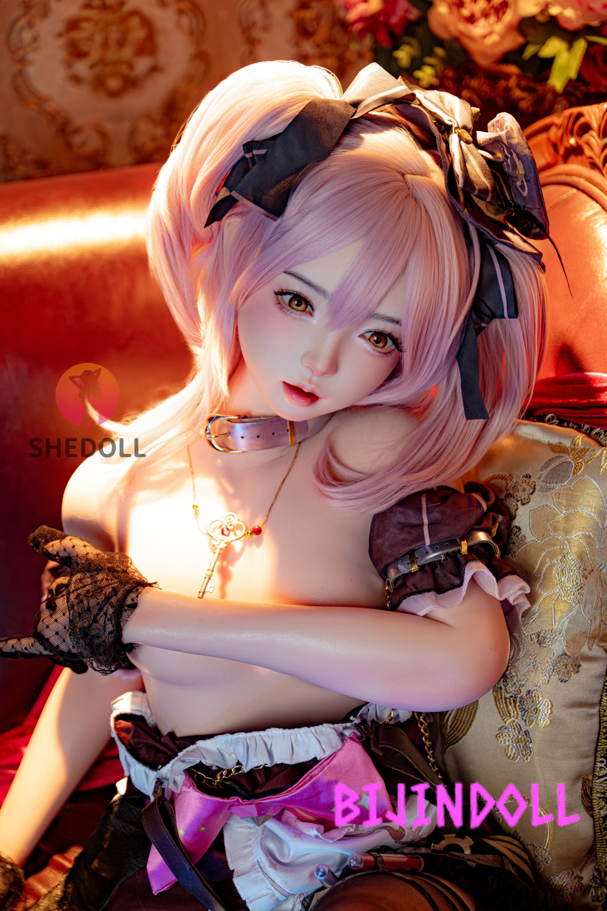SHEDOLL 152cm A-cup Silicone Sex Doll Luo Xiaoxi ROS Available Cosplay