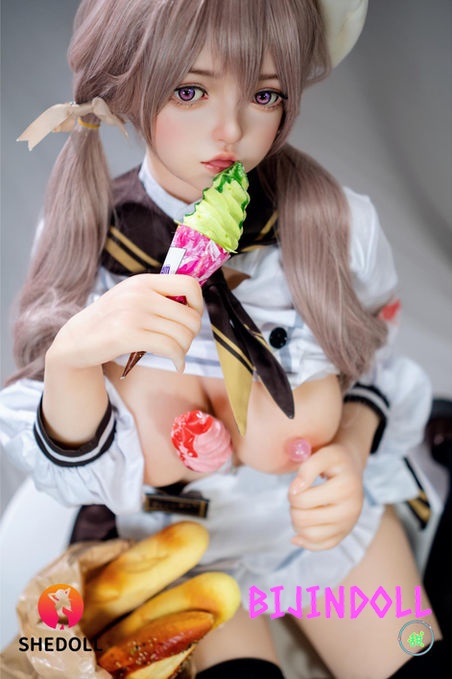 SHEDOLL 156cm E-cup Silicone Love Doll Duoduo Smiling Uniform