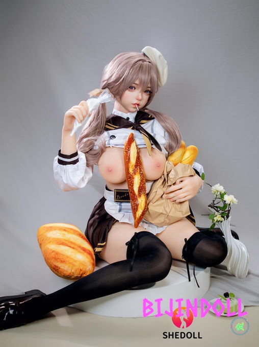 SHEDOLL 156cm E-cup Silicone Love Doll Duoduo Smiling Uniform