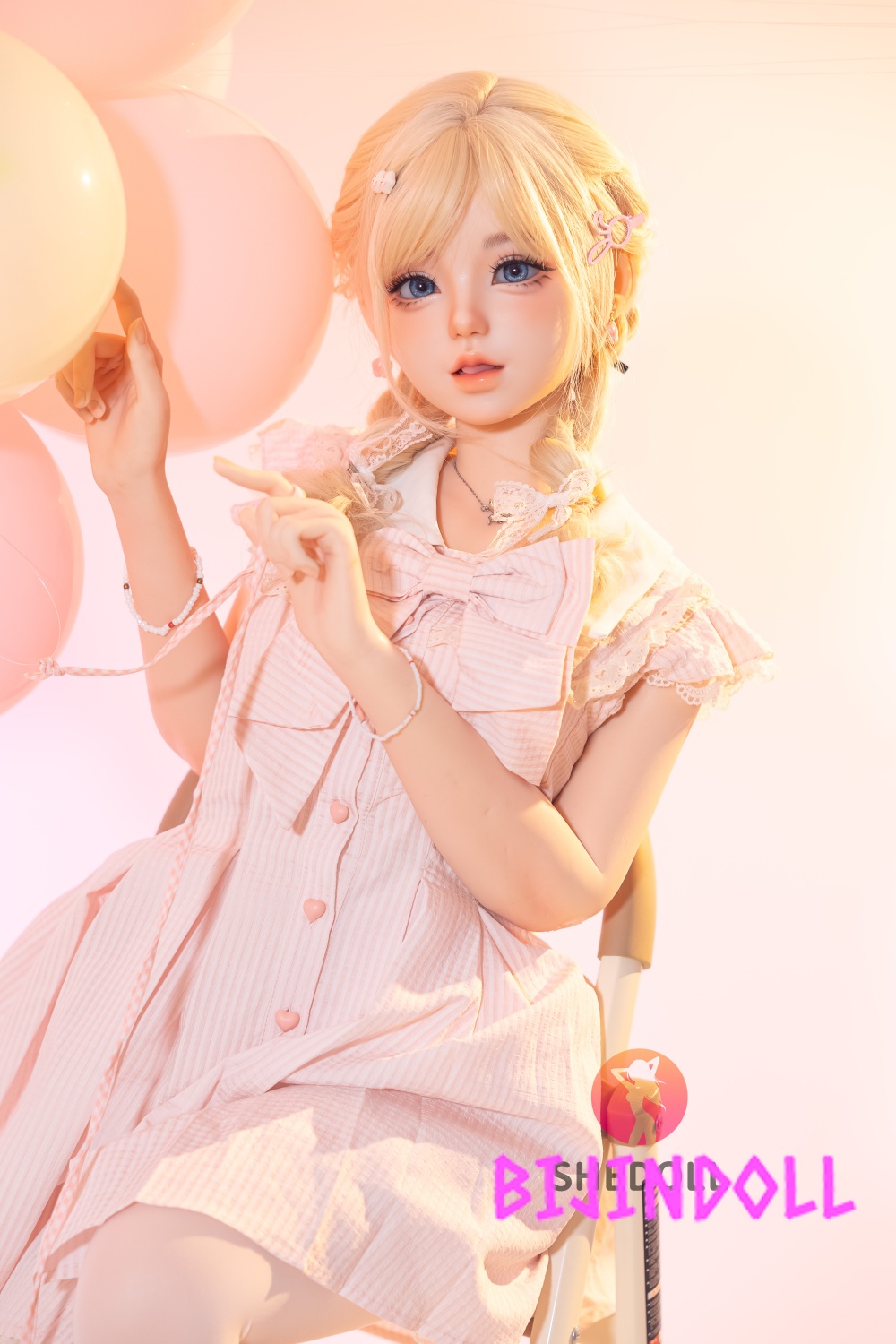 SHEDOLL 152cm A-cup Silicone Love Doll Dongsheng Curvy Petite