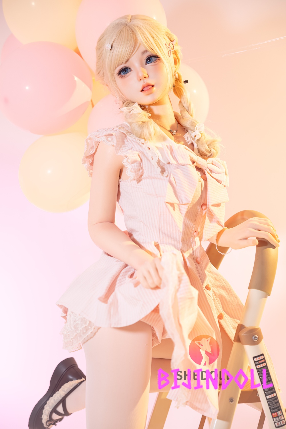 SHEDOLL 152cm A-cup Silicone Love Doll Dongsheng Curvy Petite