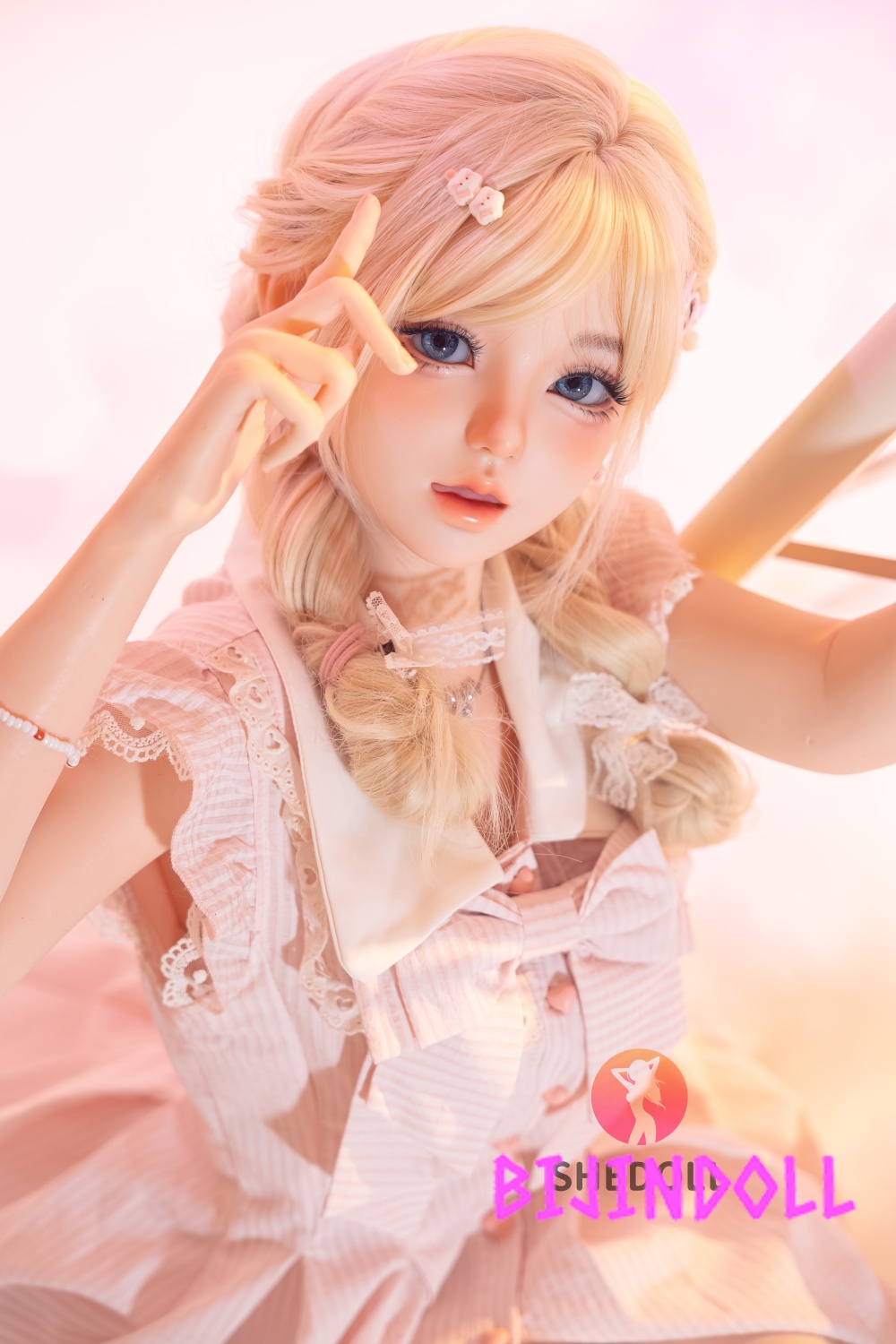 SHEDOLL 152cm A-cup Silicone Love Doll Dongsheng Curvy Petite