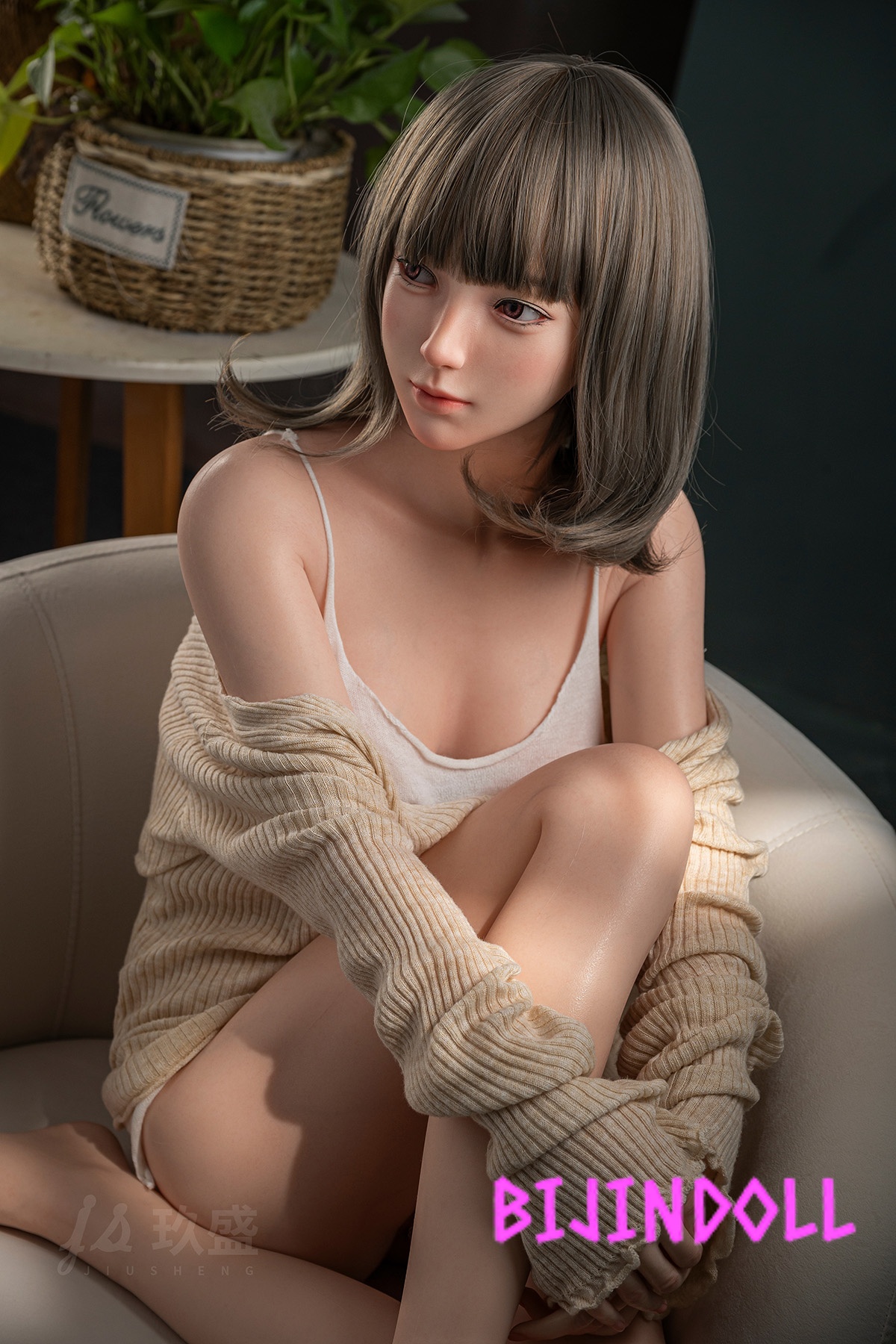 Jiusheng Doll 150cm B-cup Silicone Love Doll Opalite Head #109 Asian