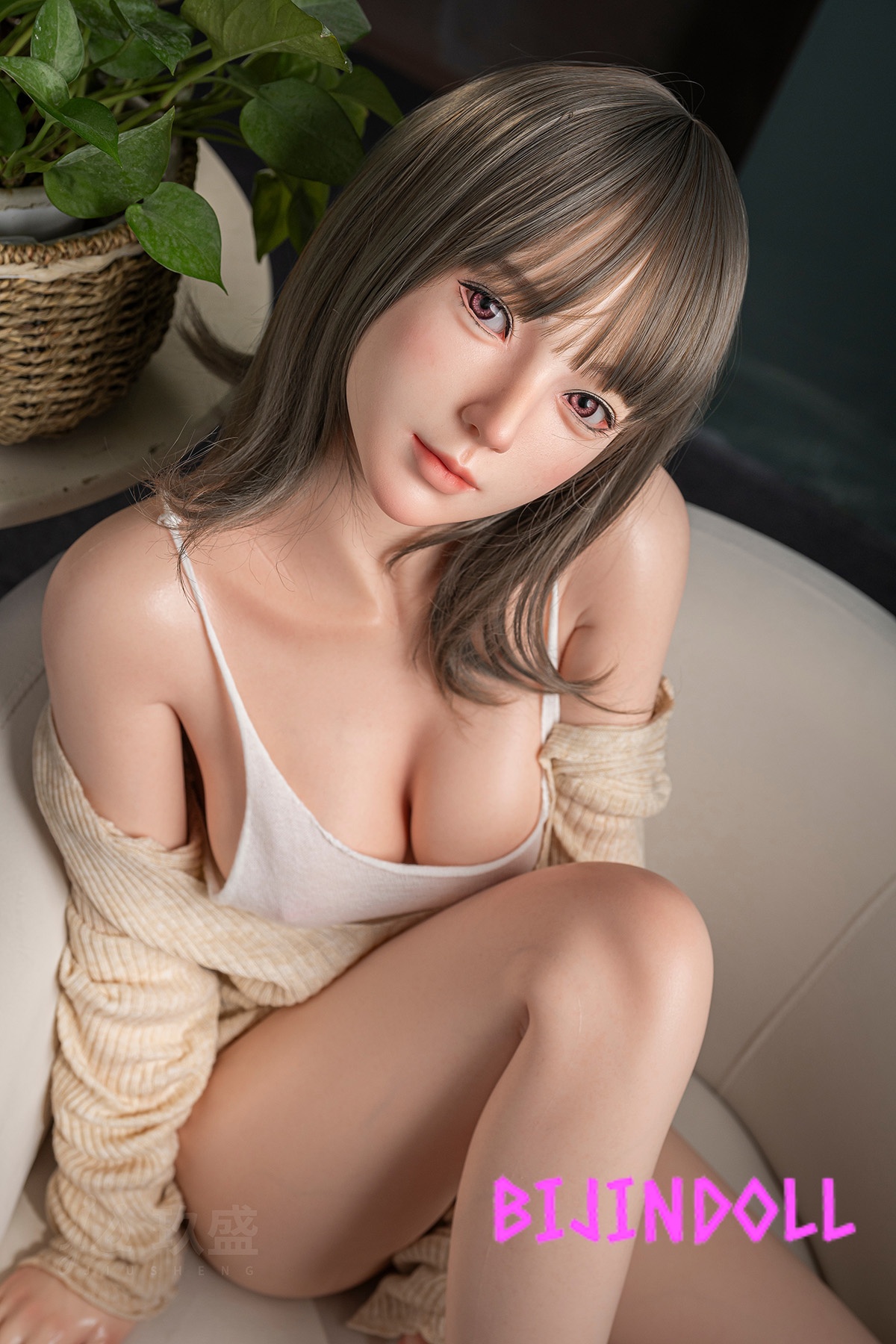 Jiusheng Doll 150cm B-cup Silicone Love Doll Opalite Head #109 Asian
