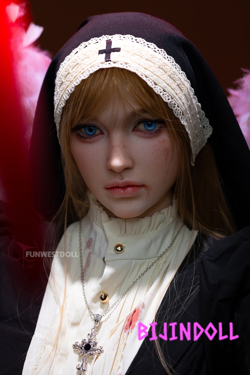 Funwest 159cm A-cup Silicone Love Doll Bella Head #037S Real Skin Texture