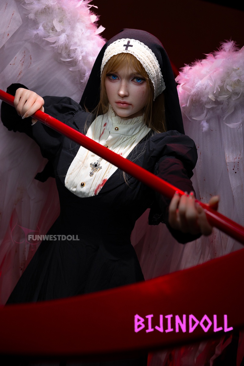 Funwest 159cm A-cup Silicone Love Doll Bella Head #037S Real Skin Texture