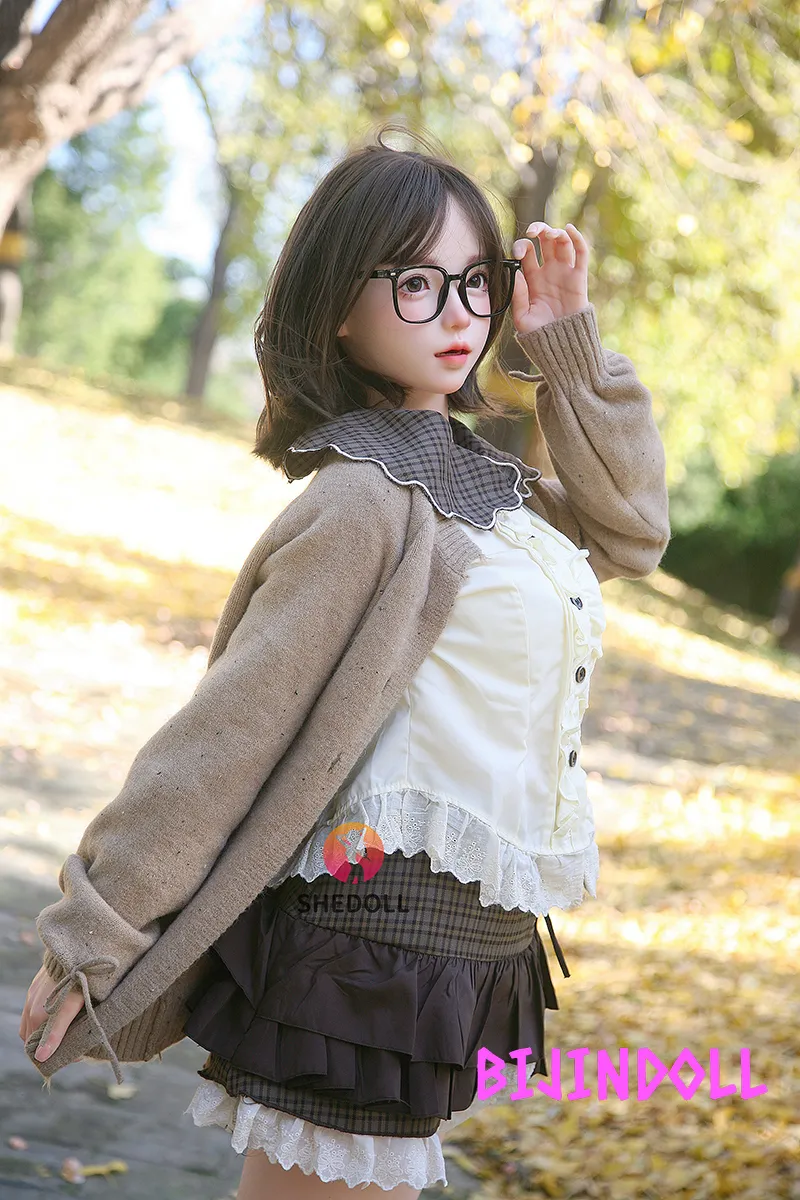 SHEDOLL 152cm A-cup Silicone Love Doll Loy Real Skin Texture