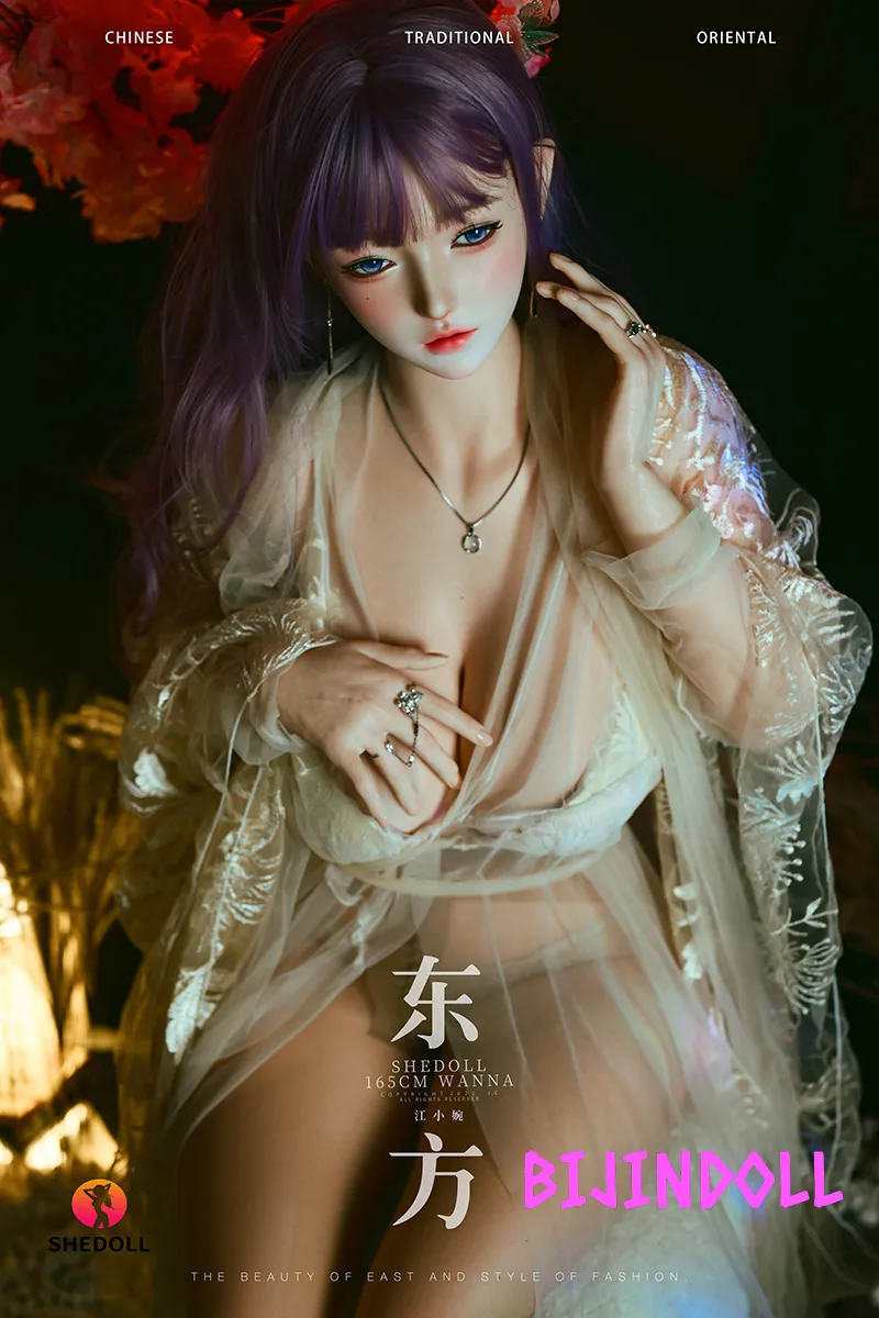 SHEDOLL 163cm H-cup Silicone Love Doll Jiang Xiaowan Real Skin Texture