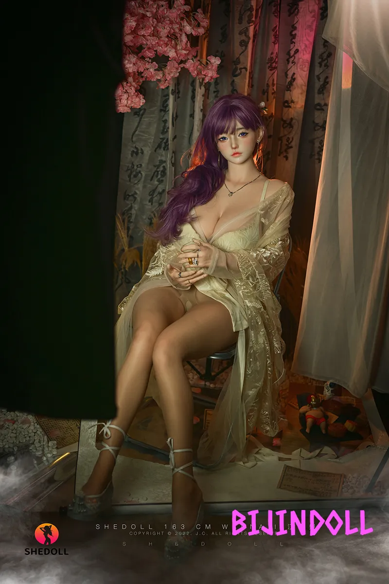 SHEDOLL 163cm H-cup Silicone Love Doll Jiang Xiaowan Real Skin Texture