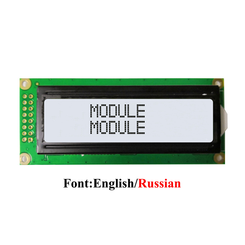 16X2 1602 Character LCD Module 5V 1602DF SPLC780 or Equivalent Blue/Yellow Green/Gray English/Russian