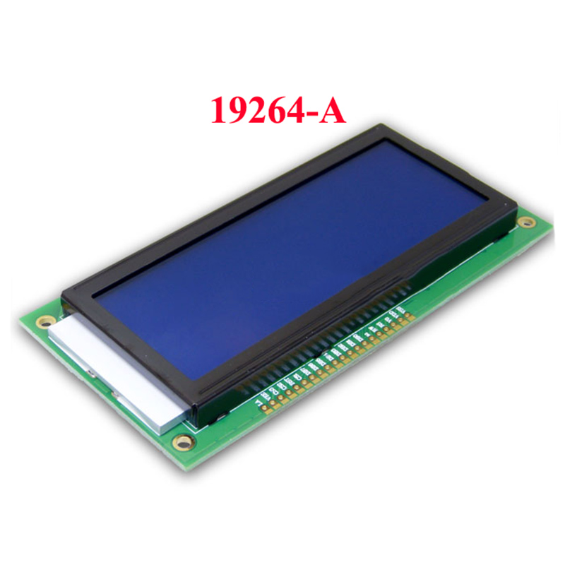 4.37 inch 20PIN 19264A LCD Graphic Screen Module 3.3V 5V Blue/White/Yellow Green/Backlight Parallel Interface