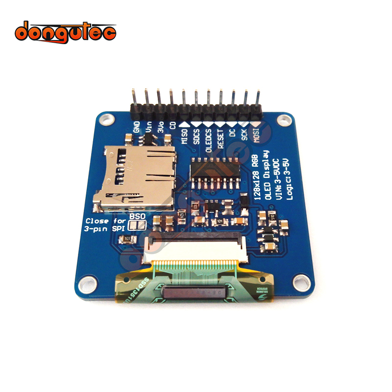 1.5 OLED SSD1351 Breakout Board - 16-bit Color 1.5