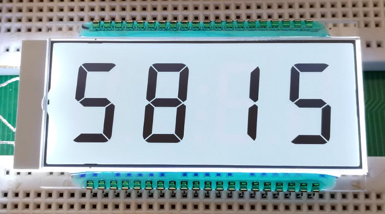 40PIN TN Positive 4-Digits Segment LCD Panel Oiling Machine LCD Screen White/Yellow Green/Blue Backlight 5V