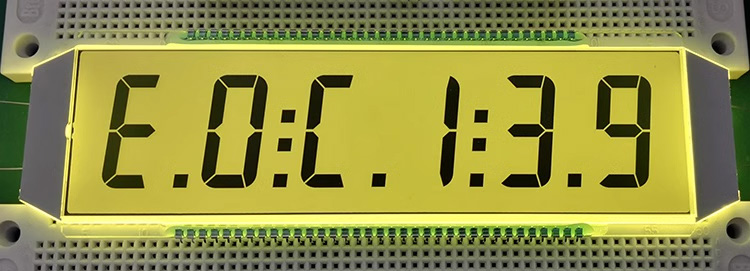 70PIN TN Positive 6-Digits Segment LCD 6 Digit 7 Segment LCD Display Screen Static Driving TN Positive Display 5V Fuel dispenser display screen Gas Pump Digital LCD Displays