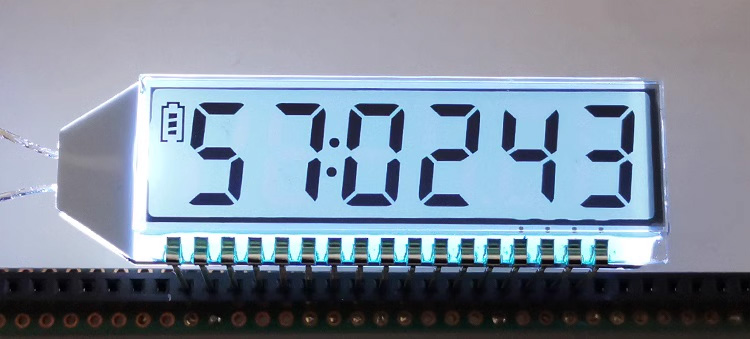 17PIN TN Positive 6-Digits Segment LCD Panel Without Backlight 3V