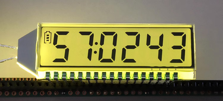 17PIN TN Positive 6-Digits Segment LCD Panel Without Backlight 3V