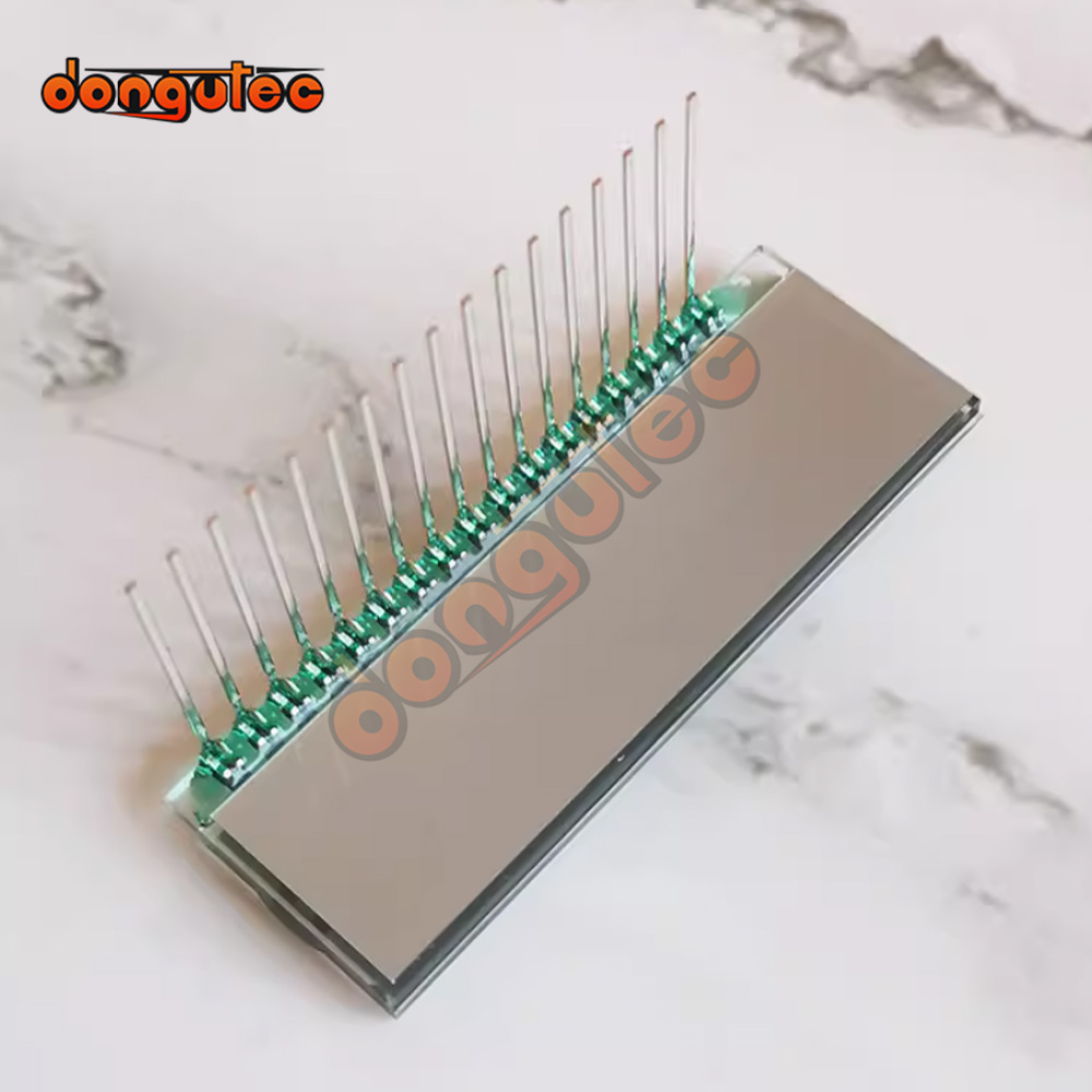 17PIN TN Positive 6-Digits Segment LCD Panel Without Backlight 3V