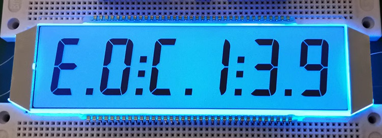 70PIN TN Positive 6-Digits Segment LCD 6 Digit 7 Segment LCD Display Screen Static Driving TN Positive Display 5V Fuel dispenser display screen Gas Pump Digital LCD Displays