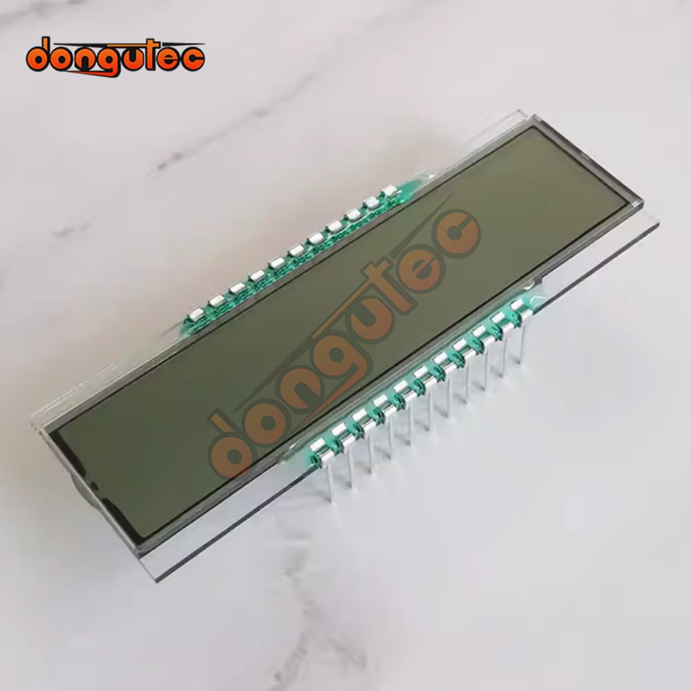 22PIN TN Positive 8-Digits Segment LCD Panel Dynamic Drive 3.3V