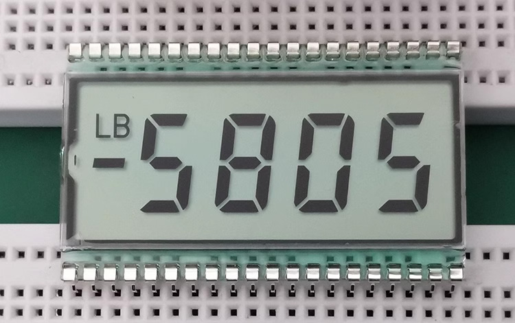 40PIN TN Positive 4-Digits Segment LCD Panel Industrial Digital Display Screen 5V