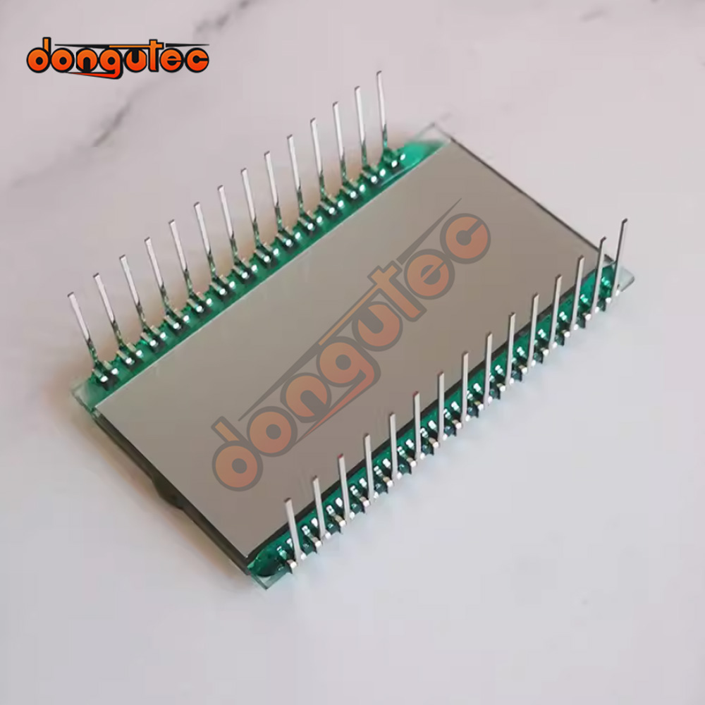29PIN HTN Positive 6-Digits Segment LCD Panel Industrial Ultra-wide Temperature Screen Dynamic Drive Backlight 3.0V HT1621