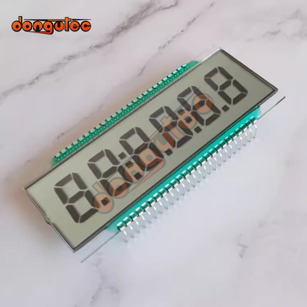 50PIN TN Positive 6-Digits Segment LCD