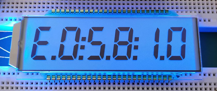 50PIN TN Positive 6-Digits Segment LCD