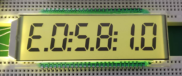 50PIN TN Positive 6-Digits Segment LCD