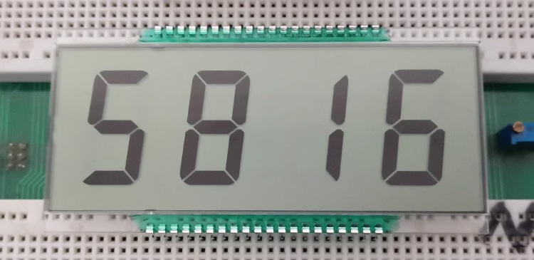 40PIN TN Positive 4-Digits Segment LCD Panel  5V Refueling Machine Screen Static Drive HT1621