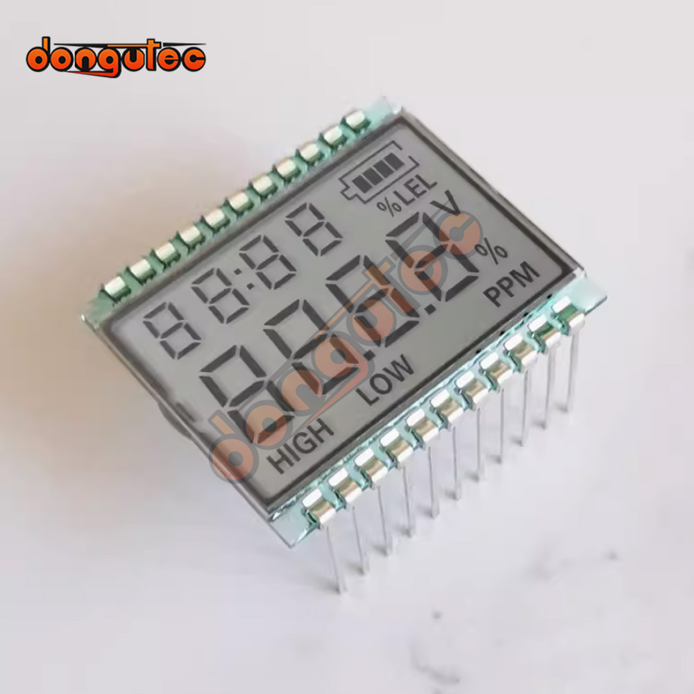 22PIN 4-Digits Segment LCD Panel Gas Concentration Screen HT1621