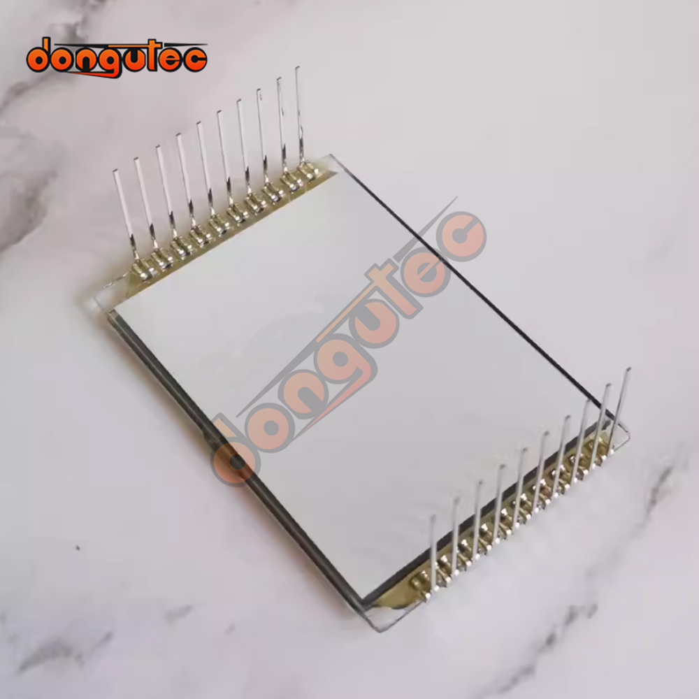 10PIN TN Positive 1-Digit Segment LCD Panel Static Drive Wide Temperature Segment LCD Screen 3V HT1621