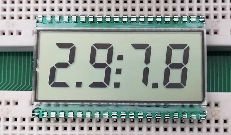 40PIN TN Positive 4 Digits Segment LCD Display Panel 3V Digital Tube Clock Display HT1621