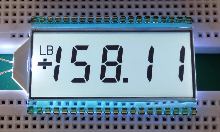 40PIN TN Positive 4-1/2 Digits Segment LCD Panel Static Drive 5V EDS811 SP501P SP501 for ALE-300DX ALE300DX