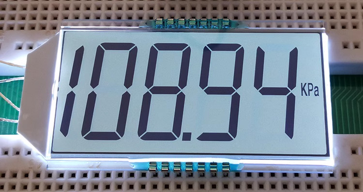 14PIN HTN Positive 4-1/2 Digits Segment LCD Panel Temperature LCD Display Screen 3V  HT1621