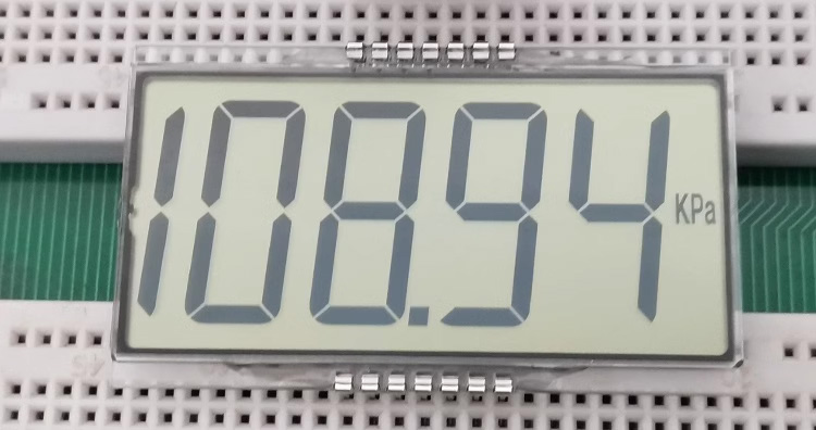 14PIN HTN Positive 4-1/2 Digits Segment LCD Panel Temperature LCD Display Screen 3V  HT1621