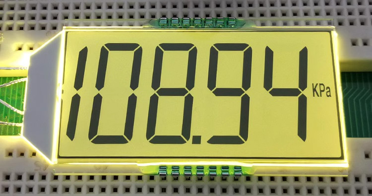 14PIN HTN Positive 4-1/2 Digits Segment LCD Panel Temperature LCD Display Screen 3V  HT1621