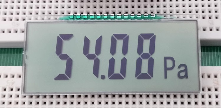 Wide Viewing Angles 13PIN FSTN Positive 4-Digits Segment LCD Panel Pressure Display Screen 3V HT1621